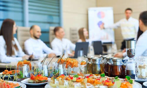 Corporate Menu - 3 small box section